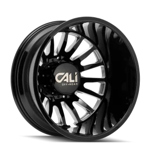 Cali Off-Road – SUMMIT DUALLY – Black – 20″x8.25″ -192mm – Summer Wheels – 9110D-2881BMR192